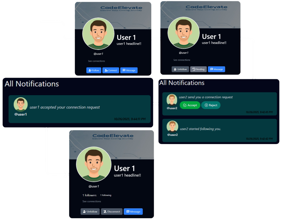 Connection System and Connection Process