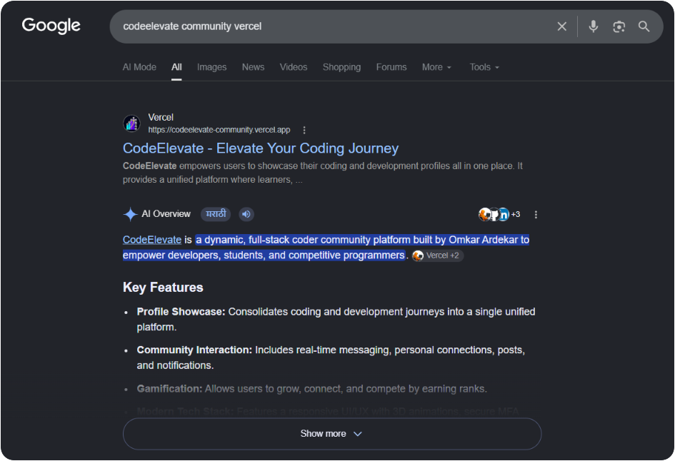 AI-verified search visibility